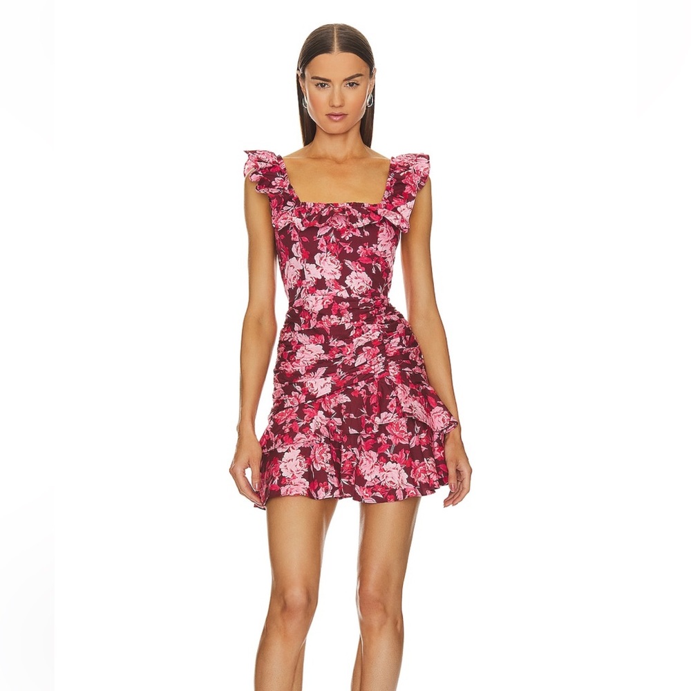 Yumi Kim Pink Floral Mini Dress